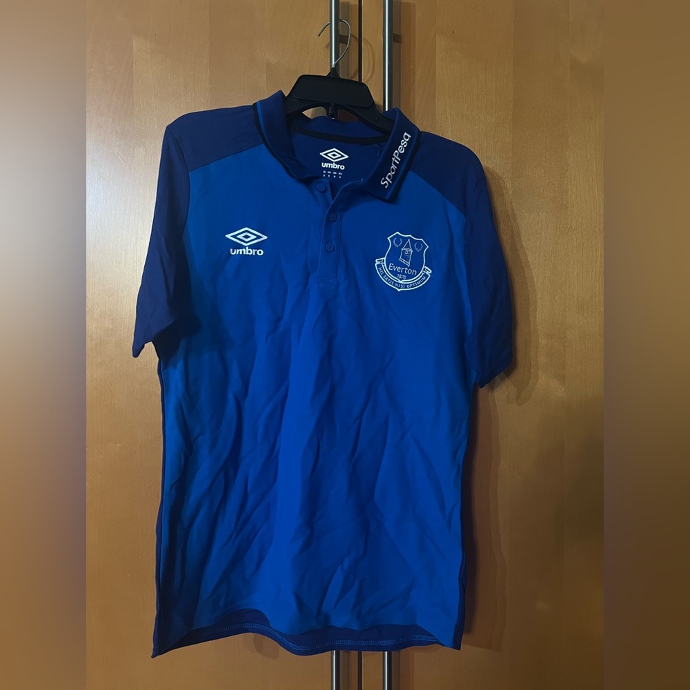 UMBRO Everton FC Training Polo US M Blue 2019-2020 SportPesa